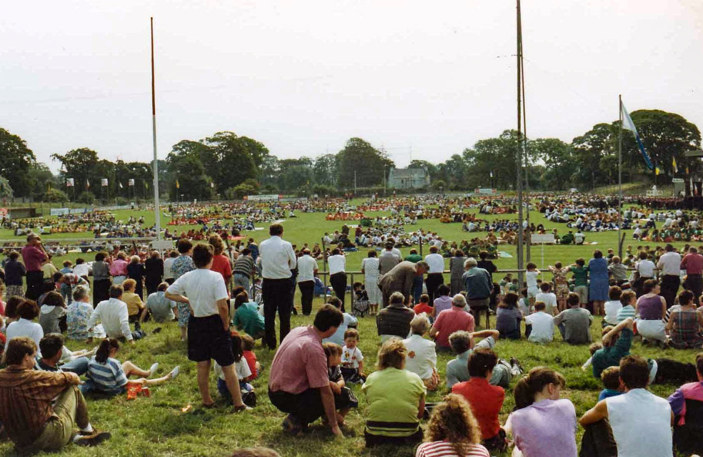 National Feile na nGael Finals in Athenry 1992 Slide background